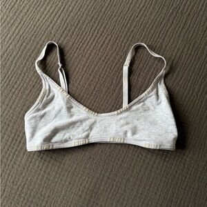 SKIMS cotton logo scoop bralette